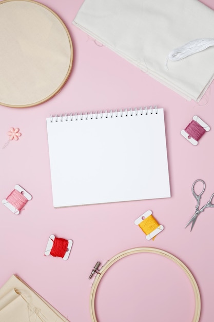 Zestaw haftu w opakowaniu